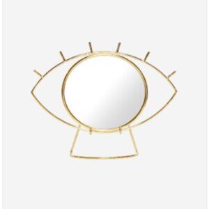 DOIY Design Cyclops Eye Table Mirror Gold New In Box